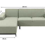 Boavista chaise longue - Leaf